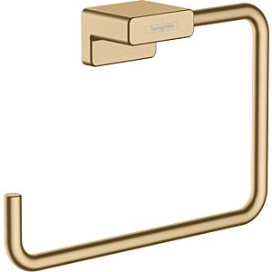 hansgrohe AddStoris Handtuchring 41754140 Wandmontage, Metall, brushed bronze