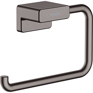 hansgrohe AddStoris Papierrollenhalter 41771340 ohne Deckel, Wandmontage, Metall, brushed black chrome