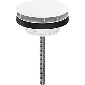 hansgrohe Waschtischventil 50001700 nicht verschließbar, für Waschbecken, mattweiß