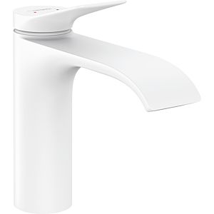 hansgrohe Vivenis 110 basin mixer 75020700  with pop-up waste set, matt white