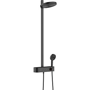 hansgrohe Pulsify S Showerpipe 24240670 avec thermostat de douche Shower Tablet Select 400, noir mat