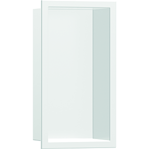hansgrohe XtraStoris Original Wandnische 56092700 mit Rahmen, 150 x 300 x 70 mm, mattweiß