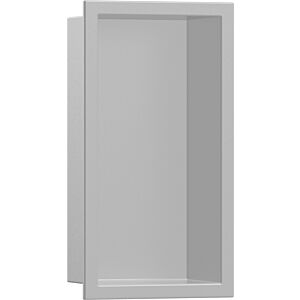 hansgrohe XtraStoris Niche murale originale 56092380 avec cadre, 150 x 300 x 70 mm, gris béton