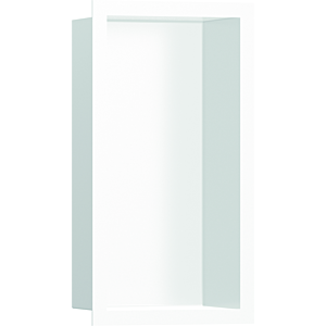 hansgrohe XtraStoris Wandnische 56096700 30x15x10cm, mit Designrahmen, mattweiß, mattweiß