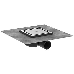 hansgrohe Siphon de sol RainDrain 56055800 15x15cm couvercle, Inox