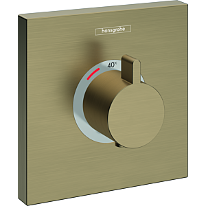 hansgrohe ShowerSelect Highflow Fertigmontageset 15760140 UP-Thermostat, brushed bronze
