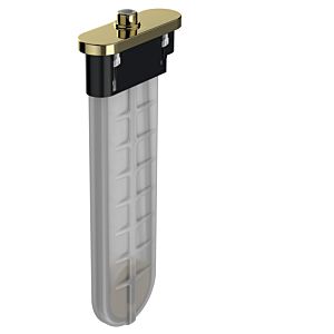 hansgrohe sBox Wannenrandset 28020990 oval, für Wannen- oder Fliesenrandmontage, polished gold optic