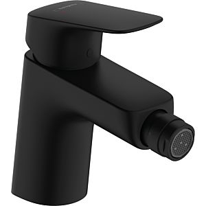 hansgrohe Logis mitigeur de bidet 71204670 ComfortZone 70, hauteur de bec 71 mm, saillie 119 mm, noir mat