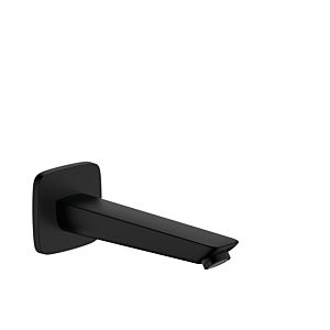 hansgrohe Logis Wanneneinlauf 71410670 mattschwarz, Ausladung 195mm