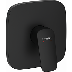 hansgrohe Logis mitigeur de douche 71605670 noir mat, encastré, 1 sortie