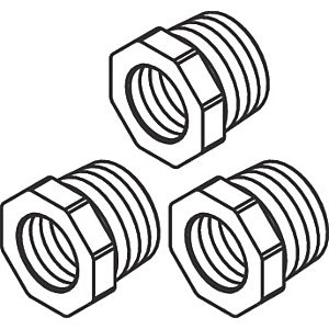 hansgrohe raccord réducteur iBox universal 97759000 pour ibox universal, G 3/4xG 1/2