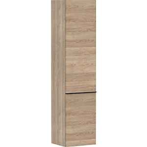 hansgrohe Xelu Q Hochschrank 54137670 370x400x1650mm, Türanschlag links, Eiche Natur, mattschwarz