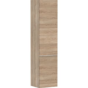 hansgrohe Xelu Q armoire haute 54137700 370x400x1650mm, charnière de porte à gauche, chêne naturel, blanc mat