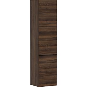 hansgrohe Xelu Q Hochschrank 54142670 370x400x1650mm, Türanschlag rechts, Nussbaum dunkel, mattschwarz