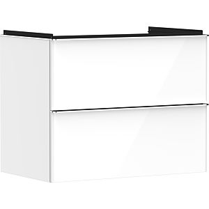 hansgrohe Xelu Q vanity unit 54027000 780x605x475mm, 2 drawers, white high gloss, chrome