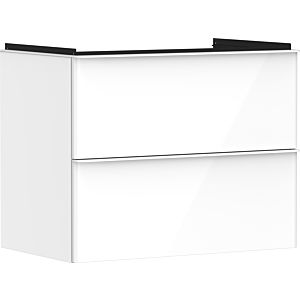hansgrohe Xelu Q vanity unit 54027700 780x605x475mm, 2 drawers, high-gloss white, matt white