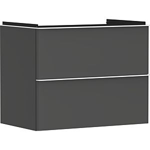 hansgrohe Xelu Q vanity unit 54028700 780x605x475mm, 2 drawers, matt diamond gray, matt white