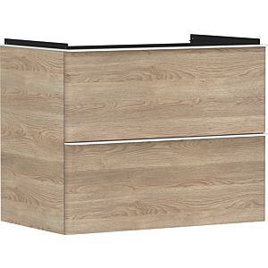 hansgrohe Xelu Q vanity unit 54029700 780x605x475mm, 2 drawers, natural oak, matt white