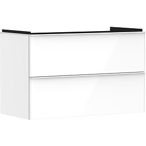 hansgrohe Xelu Q vanity unit 54031700 980x605x475mm, 2 drawers, high-gloss white, matt white