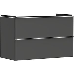 hansgrohe Xelu Q vanity unit 54032000 980x605x475mm, 2 drawers, diamond gray matt, chrome