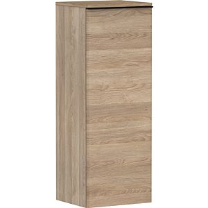 hansgrohe Xelu Q Halbhochschrank 54129670 370x400x1065mm, Türanschlag links, Eiche Natur, mattschwarz