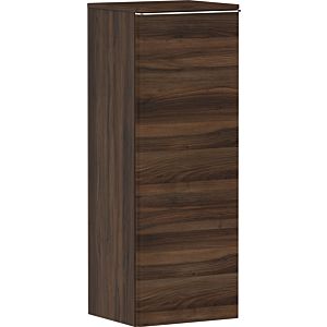 hansgrohe Xelu Q mid-tall cabinet 54130000 370x400x1065mm, door hinge on the left, dark walnut, chrome