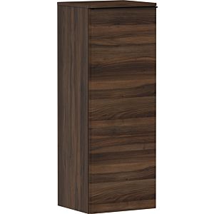 hansgrohe Xelu Q armoire mi-haute 54134670 370x400x1065mm, charnière de porte à droite, noyer foncé, noir mat