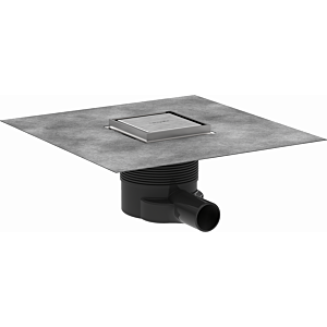 hansgrohe RainDrain Komplettset Punktablauf 56250800 100 x 100 mm, Edelstahl finish