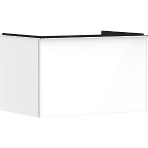 hansgrohe Xelu Q Waschtischunterschrank 54054000 780x485x550mm, mit Schubkasten, weiß hochglanz, chrom