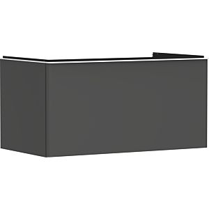 hansgrohe Xelu Q vanity unit 54059700 980x485x550mm, with drawer, matt diamond gray, matt white