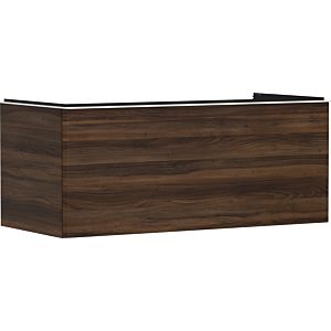hansgrohe Xelu Q vanity unit 54065700 1180x485x550mm, drawer, dark walnut, matt white