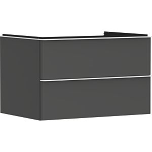 hansgrohe Xelu Q Waschtischunterschrank 54075700 780x485x550mm, 2 Schubkästen, diamantgrau matt, mattweiß