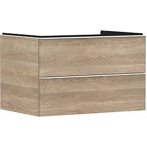 hansgrohe Xelu Q vanity unit 54076700 780x485x550mm, 2 drawers, natural oak, matt white