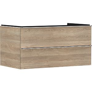 hansgrohe Xelu Q vanity unit 54080000 980x485x550mm, 2 drawers, natural oak, chrome