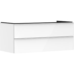hansgrohe Xelu Q vanity unit 54082700 1180x485x550mm, 2 drawers, high-gloss white, matt white