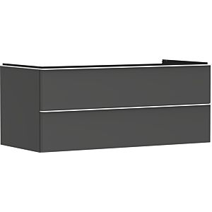 hansgrohe Xelu Q Waschtischunterschrank 54083700 1180x485x550mm, 2 Schubkästen, diamantgrau matt, mattweiß
