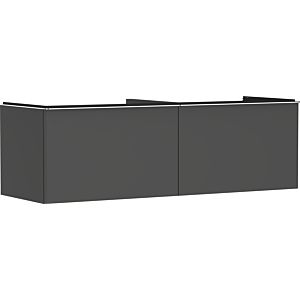 hansgrohe Xelu Q meuble sous-vasque 54071000 1560x485x550mm, 2 tiroirs, gris diamant mat, chromé