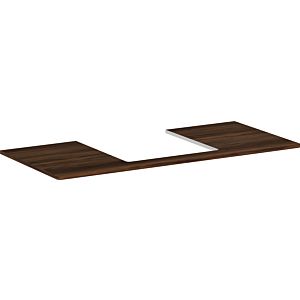 hansgrohe Xelu Q console 54096630 1180 x 550 mm, cutout 500 x 480 mm, dark walnut