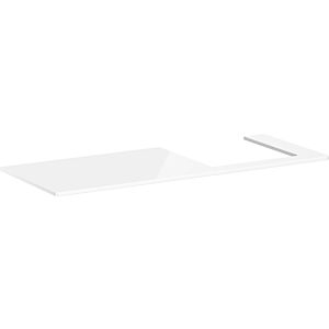 hansgrohe Xelu Q console 54098050 1360 x 550 mm, découpe à droite, 540 x 480 mm, blanc brillant