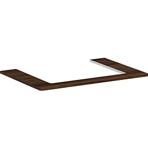 hansgrohe Xelu Q console 54109630 780 x 550 mm, cutout 600 x 480 mm, dark walnut