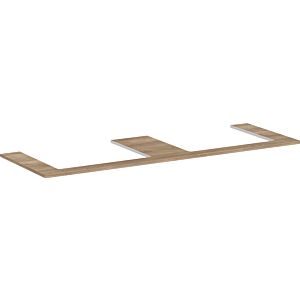 hansgrohe Xelu Q Konsole 54112230 1560 x 550 mm, 2 Ausschnitte 600 x 480 mm, Eiche Natur