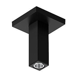 hansgrohe ceiling connection 24338670 100mm, matt black