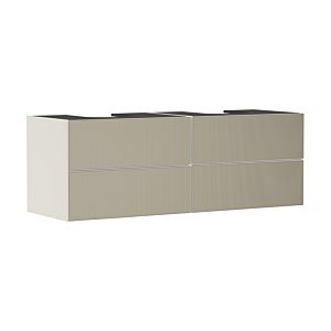 hansgrohe Xevolos E vanity unit 54200390 1570x555x550mm, 4 drawers, sand beige matt, bronze structure