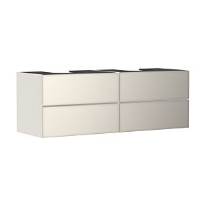 hansgrohe Xevolos E vanity unit 54200790 1570x555x550mm, 4 drawers, sand beige matt, sand beige metallic