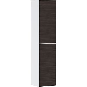 hansgrohe Xevolos E tall cabinet 54218730 400x360x1760mm, left, matt white, dark oak