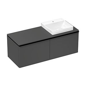 hansgrohe Xelu Q console 54098910 1360 x 550 mm, découpe à droite, 540 x 480 mm, gris diamant mat