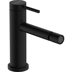 hansgrohe Tecturis S bidet mixer 73201670 with pop-up waste set, matt black