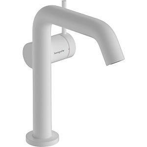 hansgrohe Tecturis S wash basin mixer 73342700 projection 150mm, with push-open waste set, matt white