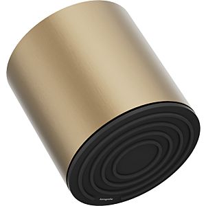 Pommeau de douche Hansgrohe Pulsify S 105 24132140 Économie d&#39;eau+, 1 jet, bronze brossé