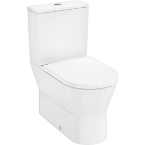 hansgrohe EluPura Original S Floor-Standing Toilet Set 60346450 AquaChannel Flush with cistern and toilet seat with SoftClose and QuickRelease, white